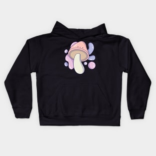 Pink Mushroom cute Kids Hoodie